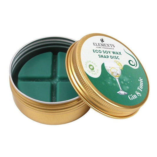 Gin & Tonic Soy Wax Snap Disc - DuvetDay.co.uk