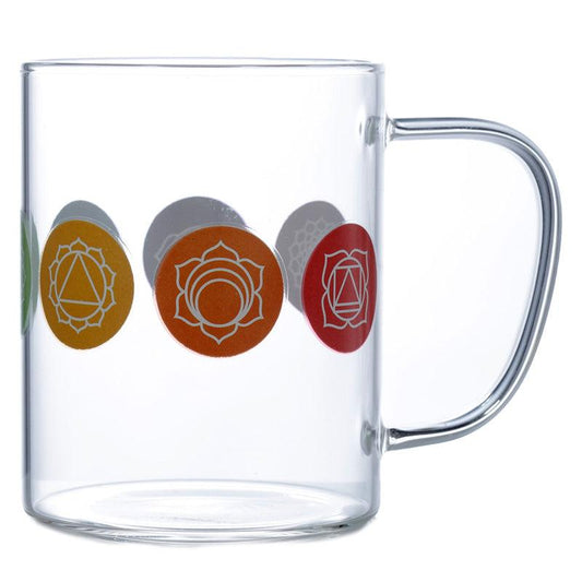 Glass Mug - Chakra - DuvetDay.co.uk