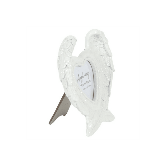 Glitter Angel Wing Photo Frame - DuvetDay.co.uk