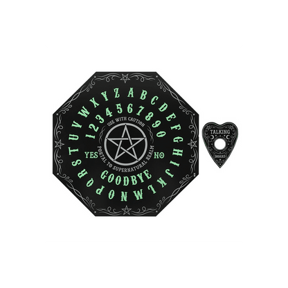Glow in the Dark Octagon Spirit Board - DuvetDay.co.uk