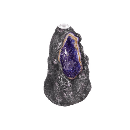 Glowing Crystal Cave Backflow Incense Burner - DuvetDay.co.uk