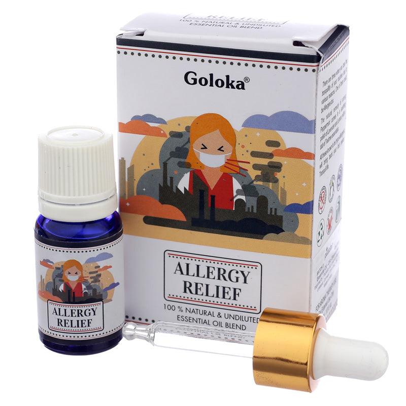 Goloka Blends Essential Oil 10ml - Allergy Relief - DuvetDay.co.uk