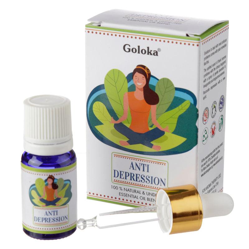 Goloka Blends Essential Oil 10ml - Anti Depression - DuvetDay.co.uk