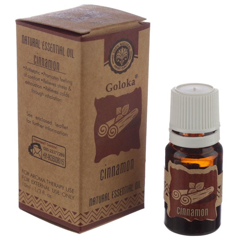 Goloka Essential Oil 10ml - Cinnamon - DuvetDay.co.uk