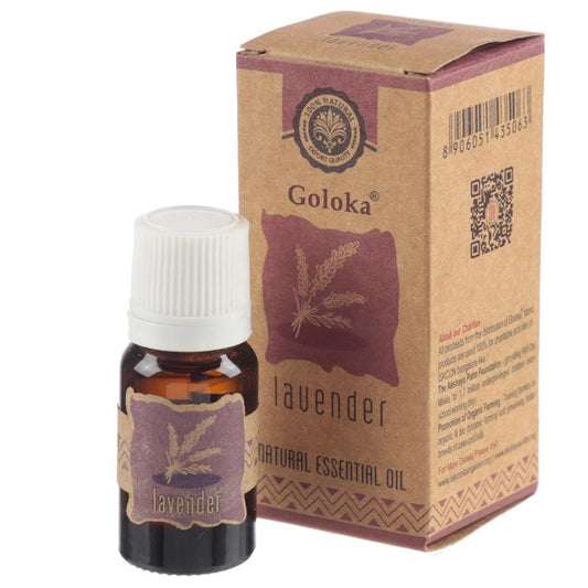 Goloka Essential Oils 10ml - Lavender - DuvetDay.co.uk