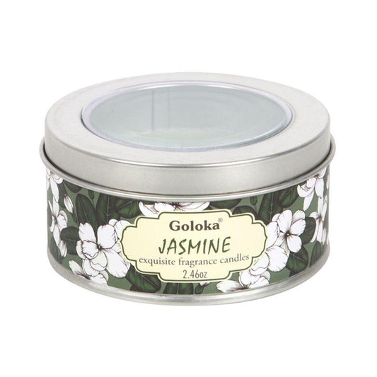 Goloka Jasmine Soya Wax Candle - DuvetDay.co.uk