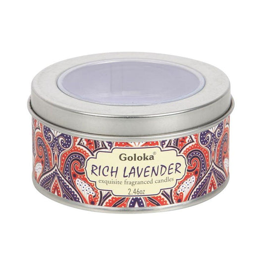 Goloka Lavender Soya Wax Candle - DuvetDay.co.uk