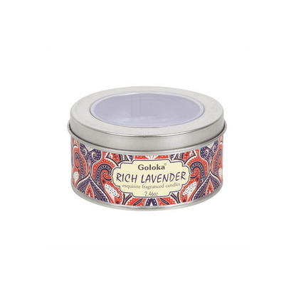 Goloka Lavender Soya Wax Candle - DuvetDay.co.uk