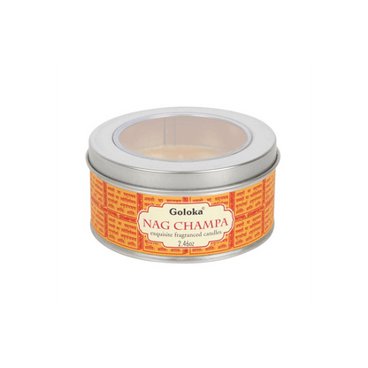 Goloka Nag Champa Soya Wax Candle - DuvetDay.co.uk