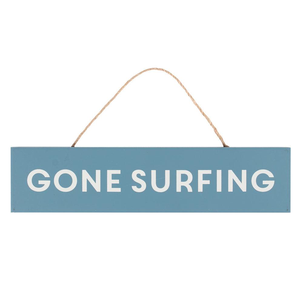 Gone Surfing Hanging Sign - DuvetDay.co.uk