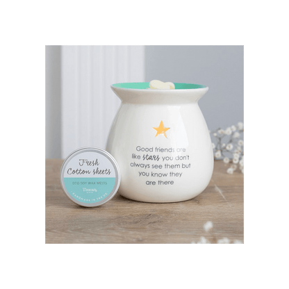 Good Friends Wax Melt Burner Gift Set - DuvetDay.co.uk