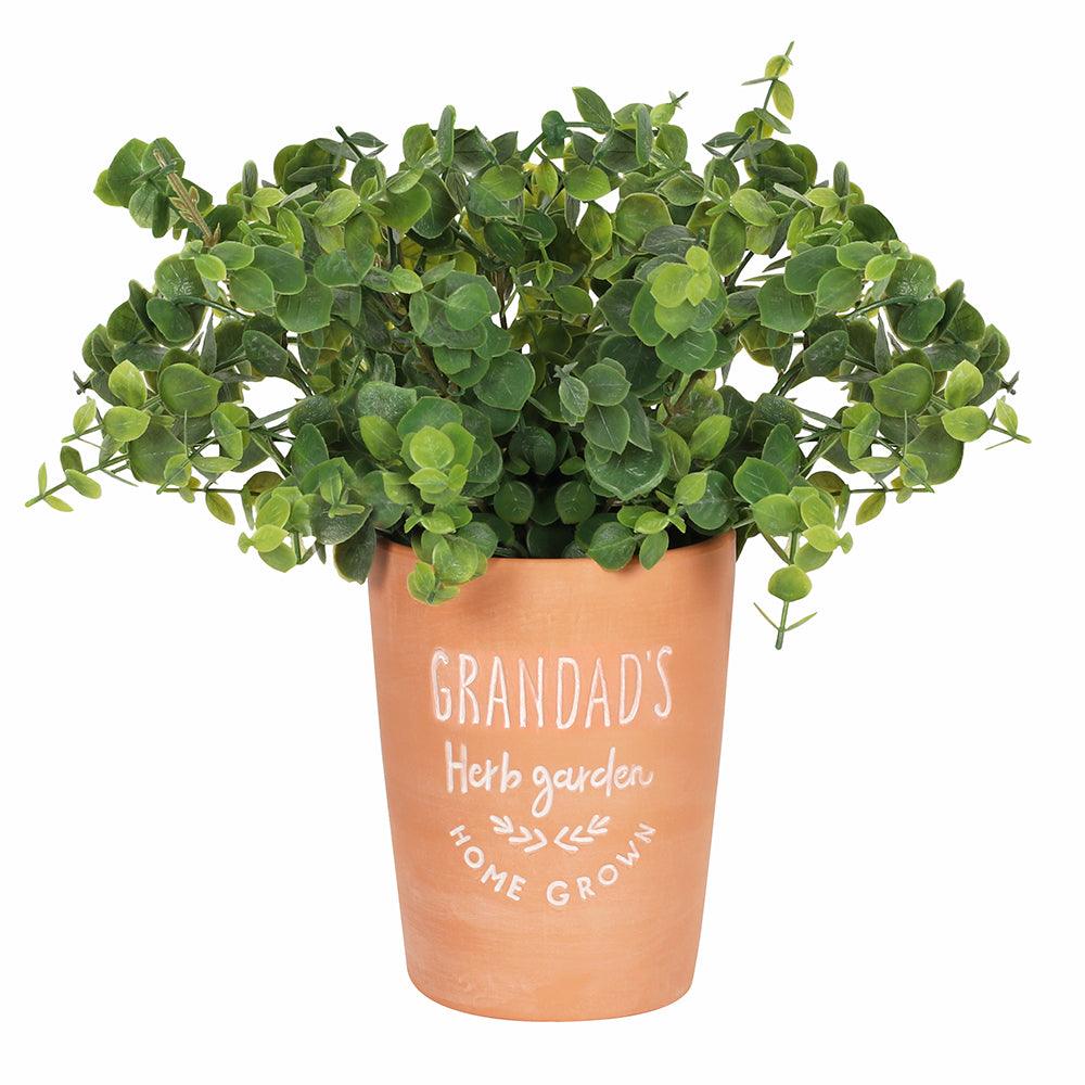 Grandad's Garden Terracotta Plant Pot - DuvetDay.co.uk