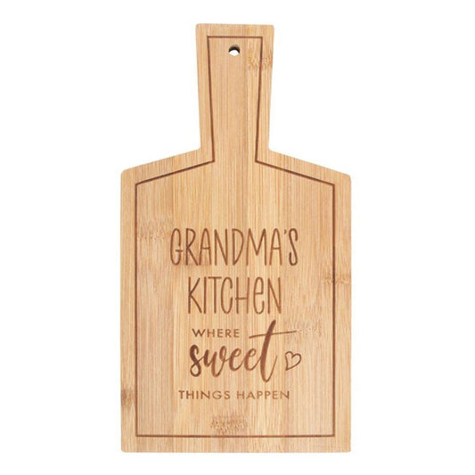 Grandma's Kitchen Bamboo Serving Board - DuvetDay.co.uk