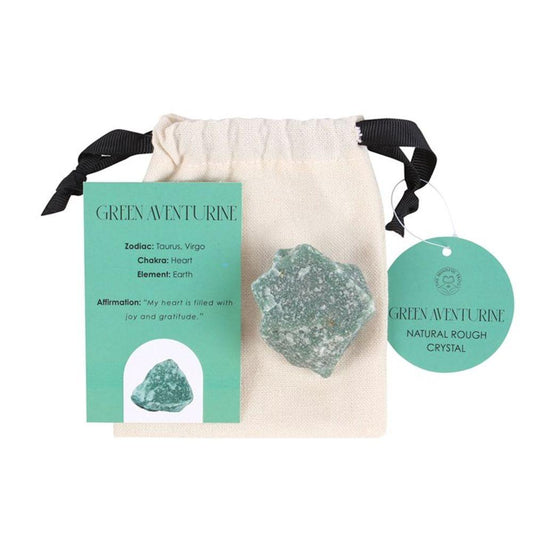 Green Aventurine Healing Rough Crystal - DuvetDay.co.uk