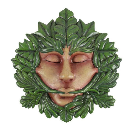 Green Goddess Resin Wall Plaque - DuvetDay.co.uk