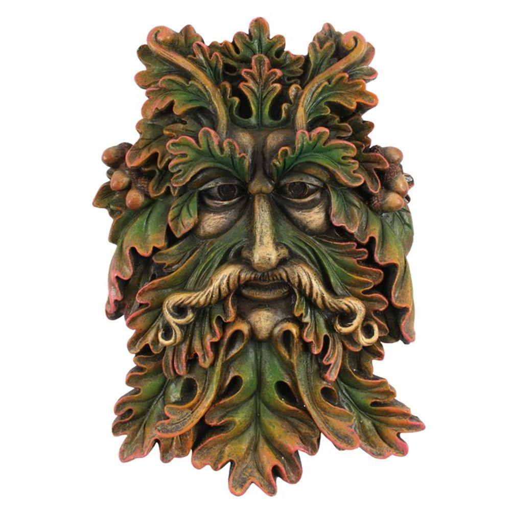 Green Man Face Plaque - DuvetDay.co.uk