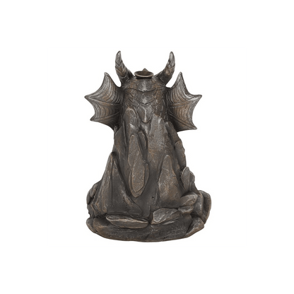 Grey Dragon Backflow Incense Burner - DuvetDay.co.uk