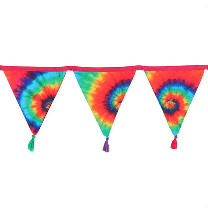 Groovy Baby Tie Dye Bunting - DuvetDay.co.uk