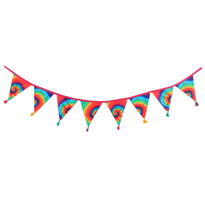 Groovy Baby Tie Dye Bunting - DuvetDay.co.uk