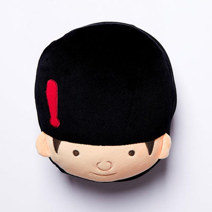 Guardsman Relaxeazzz Plush Round Travel Pillow & Eye Mask Set - DuvetDay.co.uk