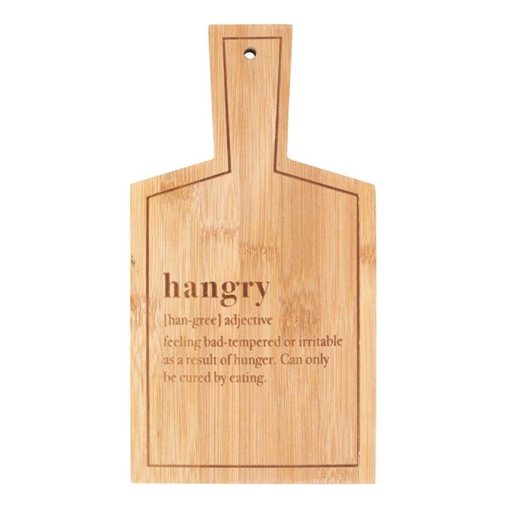 Hangry Bamboo Serving Board - DuvetDay.co.uk