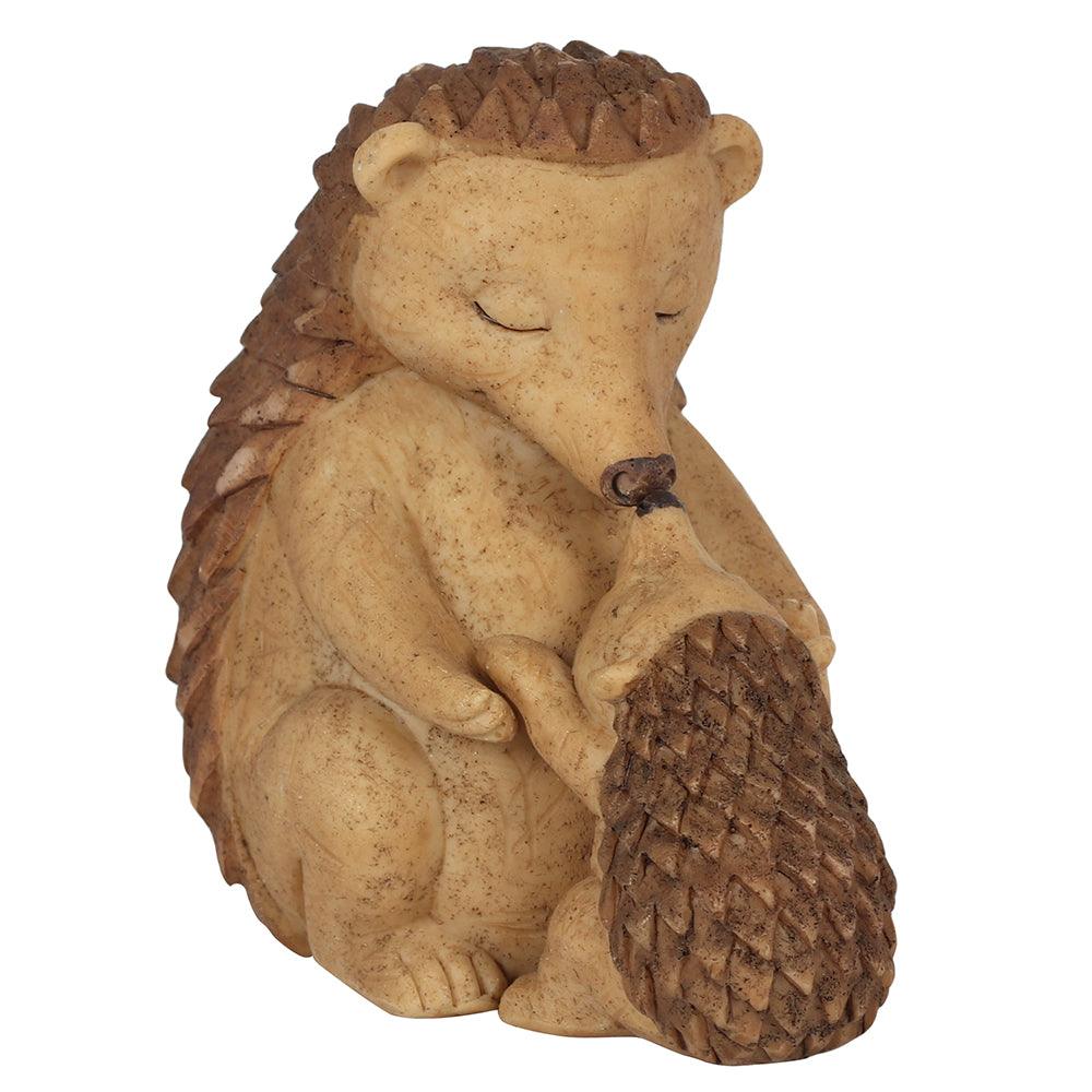 Happy Hoglet Mother and Baby Hedgehog Ornament - DuvetDay.co.uk