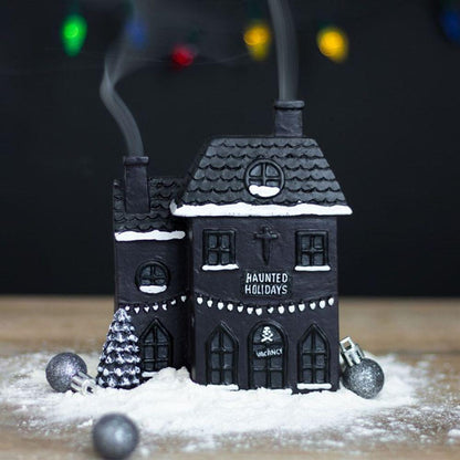 Haunted Holiday House Incense Cone Burner - DuvetDay.co.uk