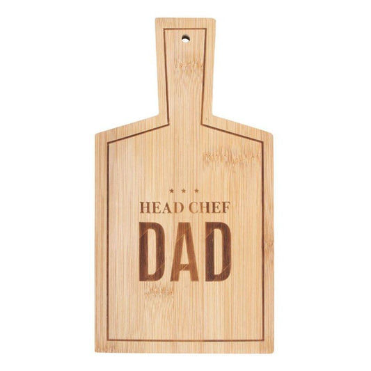 Head Chef Dad Bamboo Serving Board - DuvetDay.co.uk