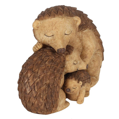 Hedgehog Family Ornament - DuvetDay.co.uk