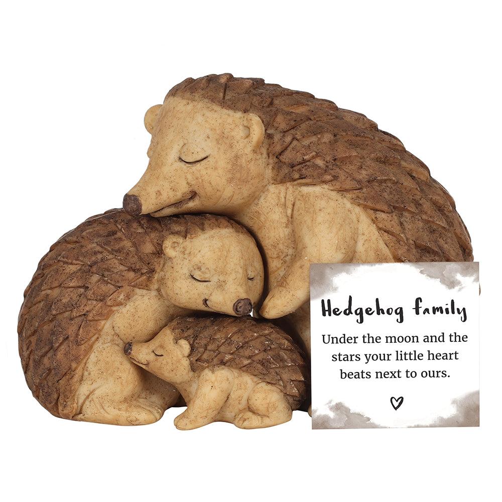 Hedgehog Family Ornament - DuvetDay.co.uk