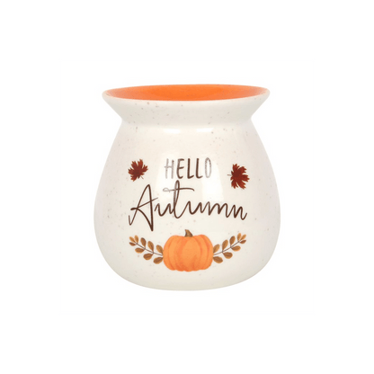 Hello Autumn Wax Melt Burner Gift Set - DuvetDay.co.uk