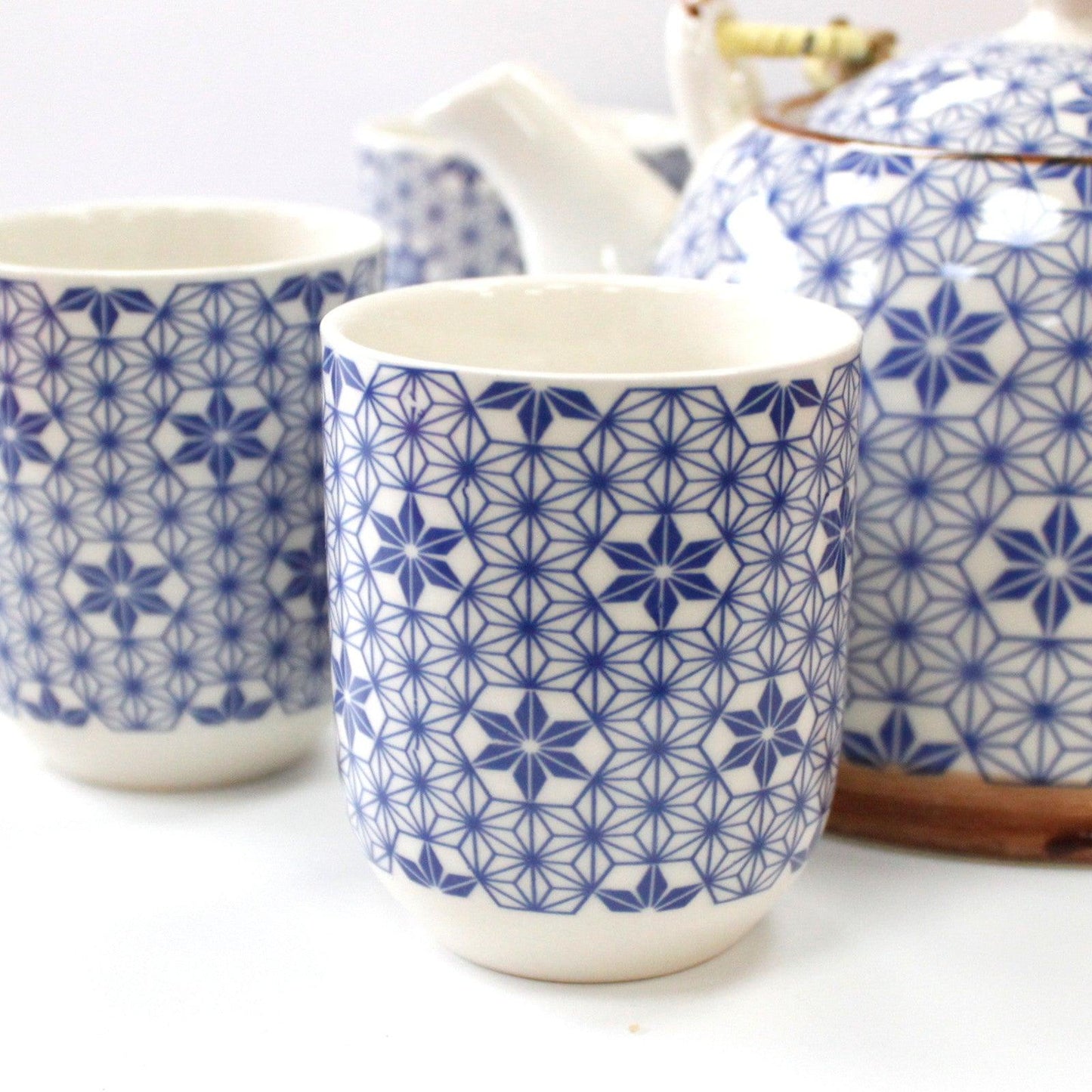 Herbal Teapot Set - Blue Star - DuvetDay.co.uk