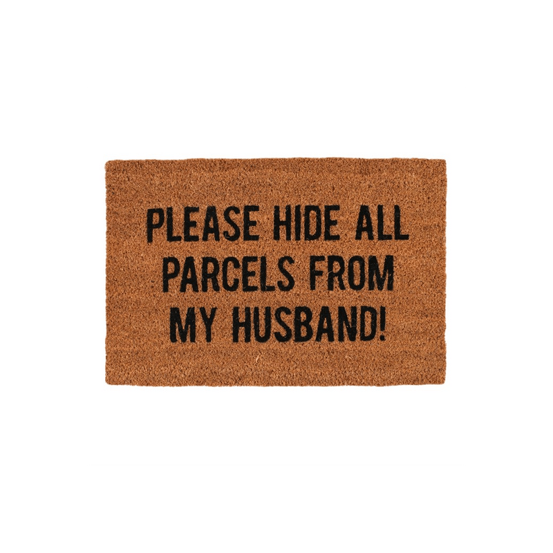Hide All Parcels Natural Doormat - DuvetDay.co.uk