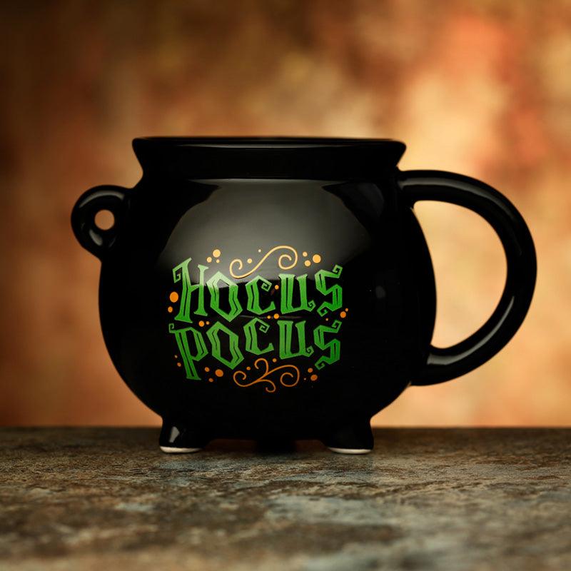 Hocus Pocus Black Cauldron Ceramic Shaped Mug