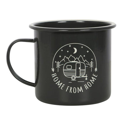 Home from Home Enamel Camping Mug - DuvetDay.co.uk
