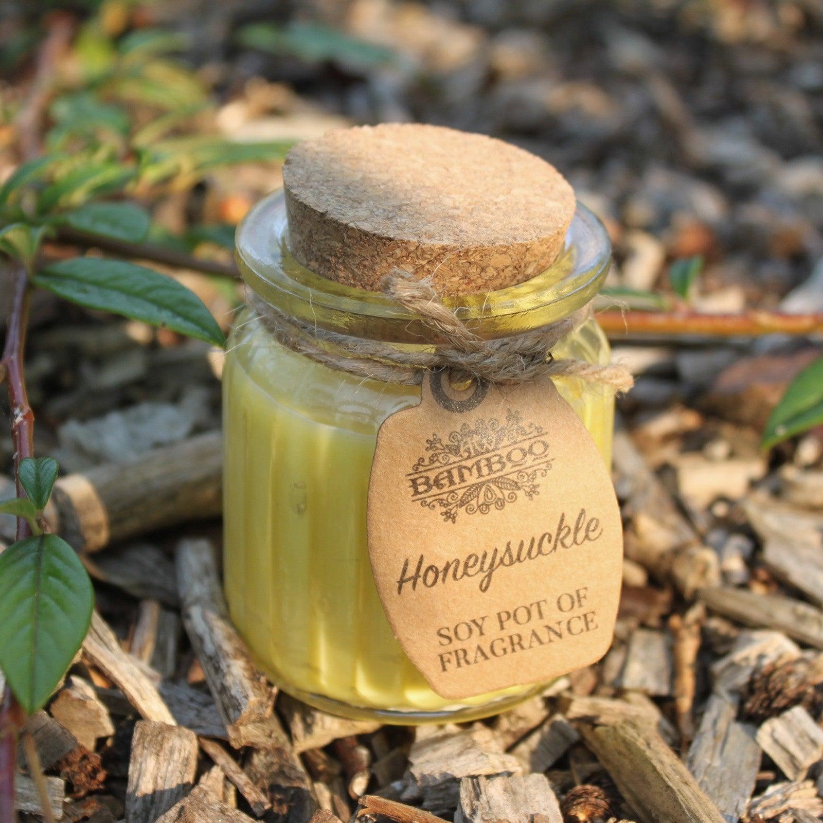 Honeysuckle Soy Pot of Fragrance Candles - DuvetDay.co.uk