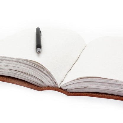 Huge Flower of Life Leather Book 10x13 (200 pages) - DuvetDay.co.uk