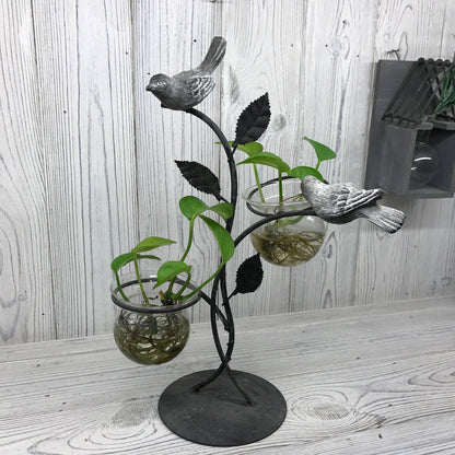 Hydroponic Home Décor - Two Pots and Birds - DuvetDay.co.uk