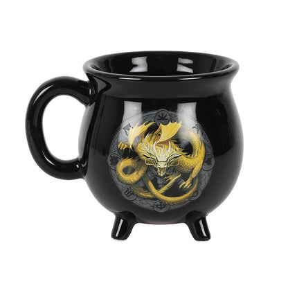 Imbolc Colour Changing Cauldron Mug by Anne Stokes - DuvetDay.co.uk