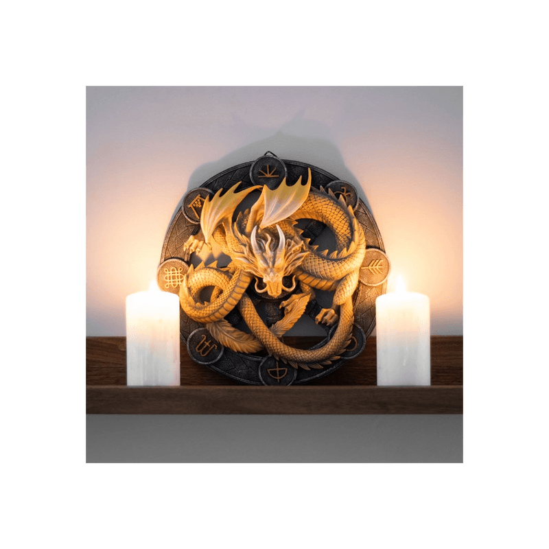 Imbolc Dragon Resin Wall Plaque by Anne Stokes - DuvetDay.co.uk