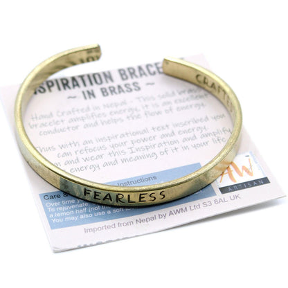 Inspiration Bracelet - Brass Selection - DuvetDay.co.uk