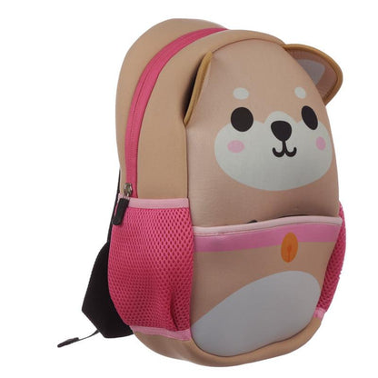 Kids School Neoprene Rucksack/Backpack - Adoramals Shiba Inu Dog - DuvetDay.co.uk