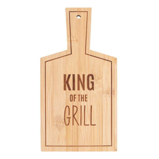 King of the Grill Bamboo Serving Board - DuvetDay.co.uk