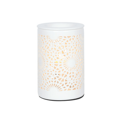 Lace Cut Out Electric Oil Burner - DuvetDay.co.uk