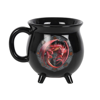 Lammas Colour Changing Cauldron Mug by Anne Stokes - DuvetDay.co.uk