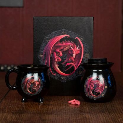 Lammas Colour Changing Cauldron Mug by Anne Stokes - DuvetDay.co.uk