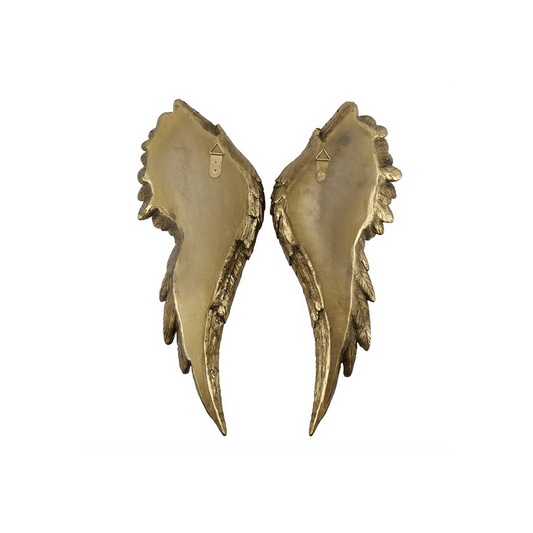 Large Antique Gold Angel Wings - DuvetDay.co.uk