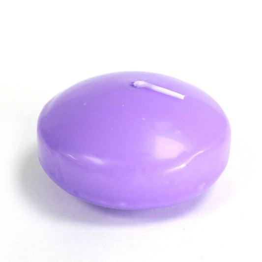 Large Floating Candle - Lilac - DuvetDay.co.uk