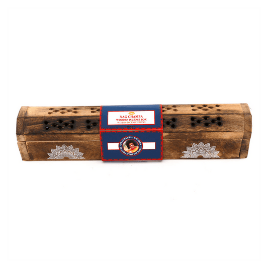 Large Nag Champa Incense Stick Box - DuvetDay.co.uk