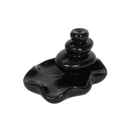 Large Pebbles Backflow Incense Burner - DuvetDay.co.uk